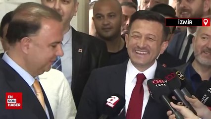AK Parti İzmir adayı Hamza Dağ, oyunu Bayraklı'da kullandı