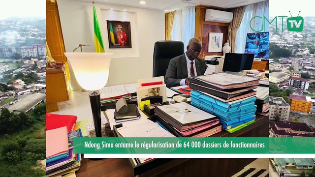 [#Reportage] Gabon : Ndong Sima entame la régularisation de 64 000 dossiers de fonctionnaires