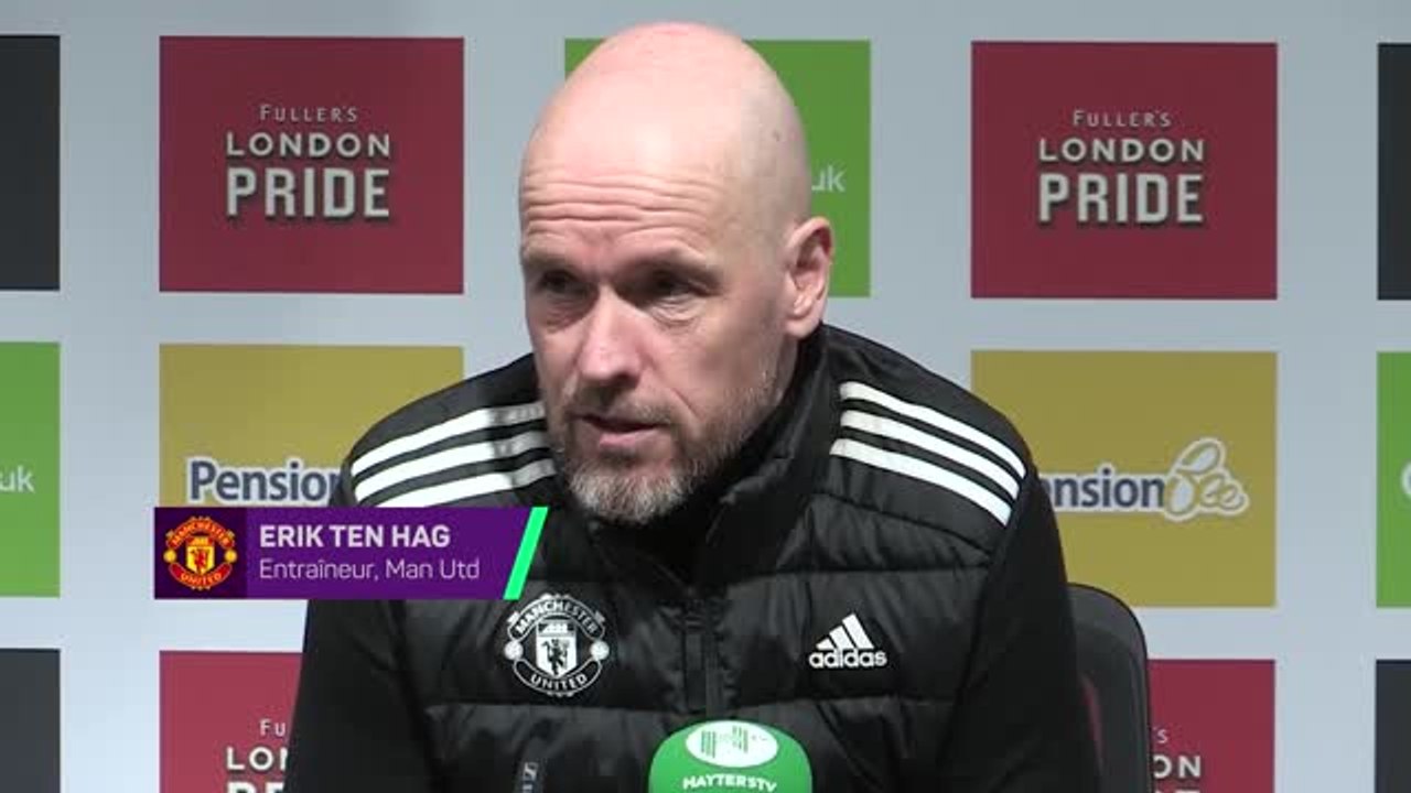 Man Utd - Ten Hag : "Quand vous menez à ce moment du match, vous devez prendre les trois points"