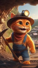 The Funny Cat Is Alone Explore The Tunnel