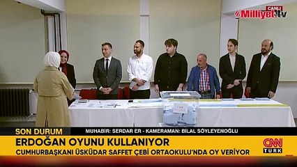 Cumhurbaşkanı Erdoğan oyunu kullandı