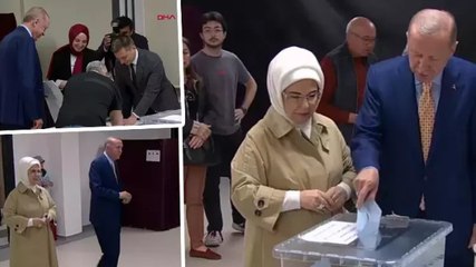 Cumhurbaşkanı Erdoğan, İstanbul'da oyunu kullandı 'Bu seçim yeni bir dönemin başlangıcına vesile olacak