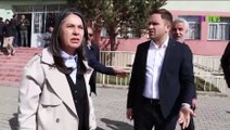 DEM Parti Ağrı Belediye başkan adayı Hazal Aras ve milletvekili Sırrı Sakık'tan taşımalı seçmen tepkisi