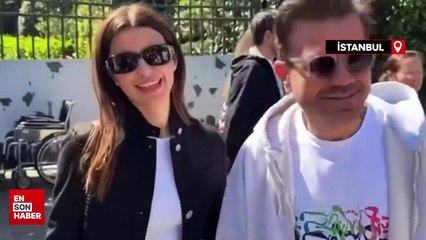 Kenan Doğulu ve eşi Beren Saat oylarını kullandılar