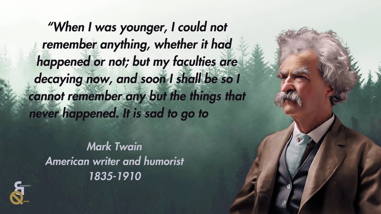 Journey Through Mark Twain's Words | Quotes and Biographies Vault