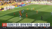 프로축구 대구, 광주에 역전승…서울-강원 무승부