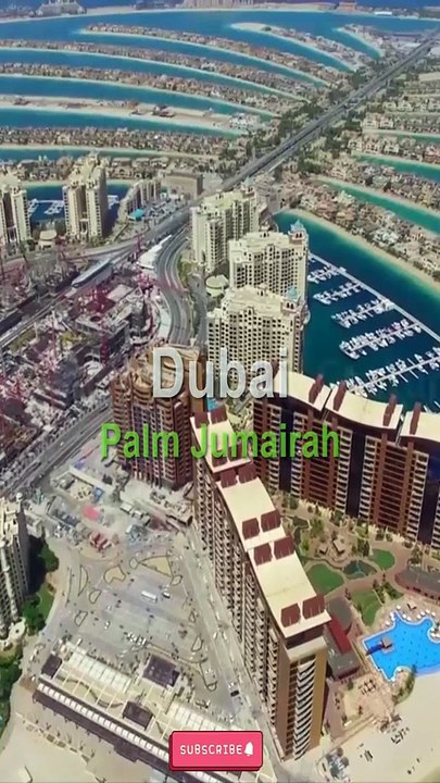 The Amazing Dubai Palm Jumeirah Island #vlog #amazing #island #dubai #sea #history