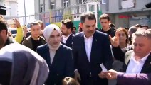 AK Parti İBB Başkan Adayı Murat Kurum oyunu Kağıthane'de kullandı
