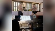 Conor McGregor and Jake Gyllenhaal rehearse Road House fight scene in behind-the-scenes footage