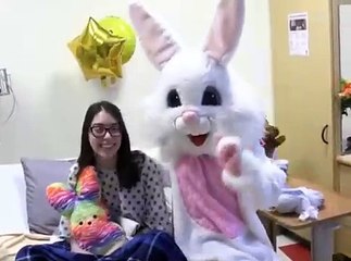 Rose Nelson hops into 90th birthday in Easter Bunny costume