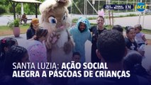 Ação social de Páscoa no bairro São Benedito