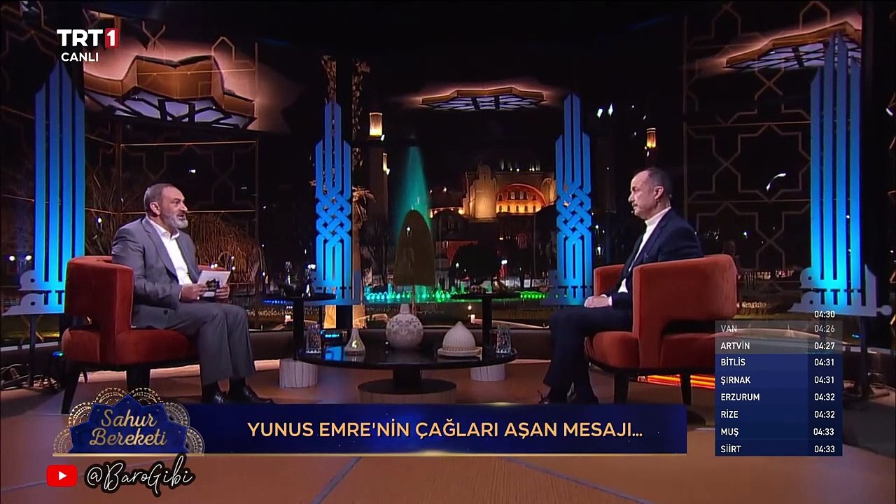 Sahur Bereketi 19. Bölüm | Konuk: Prof. Dr. Şeref Ateş | Konu: Yunus Emre Hazretleri (29 Mart 2024)