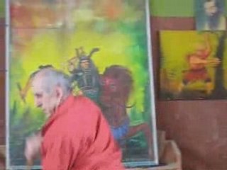 shaolin kungfu stick.