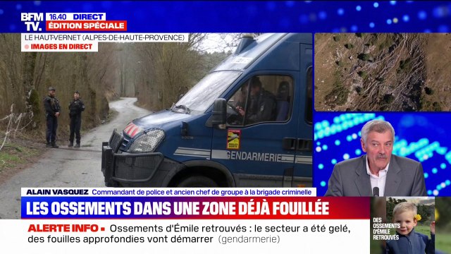 Disparition d'Émile: La joggeuse c'est intéressant de savoir si c'est la première fois qu'elle passe ici explique le commandant de police Alain Vasquez