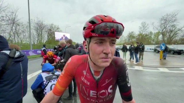 Tour des Flandres 2024 - Magnus Sheffield une jolie 6e place sur le Ronde : Nous avons continué à nous battre