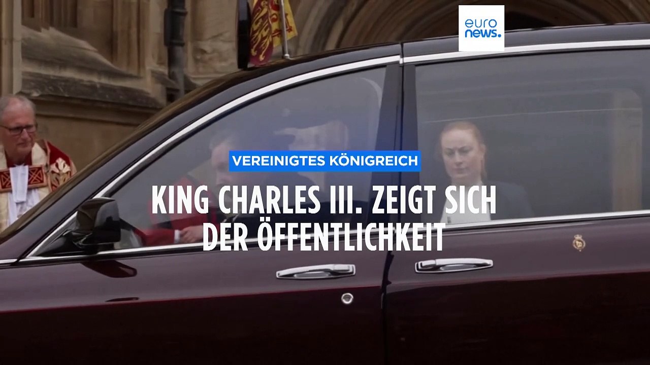 Erster öffentlicher Auftritt von Charles III. bei Ostergottesdienst auf Windsor Castle