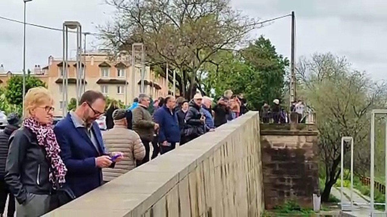 La crecida del río Guadalquivir a su paso por Córdoba