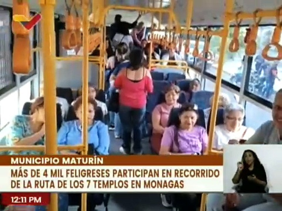 Monagas | 90 unidades movilizaron a más de 4 mil feligreses para el recorrido de los 7 templos