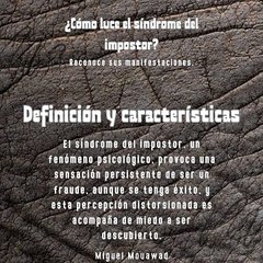Miguel Mouawad- Definición y características: