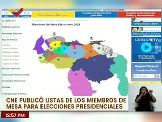 CNE publica lista con miembros de mesa y juntas electorales para el 28 de julio