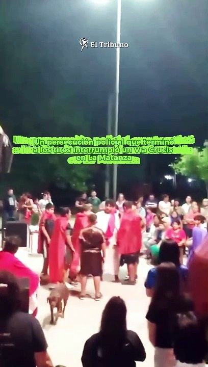 Un persecución policial que terminó a los tiros interrumpió un Vía Crucis en La Matanza
