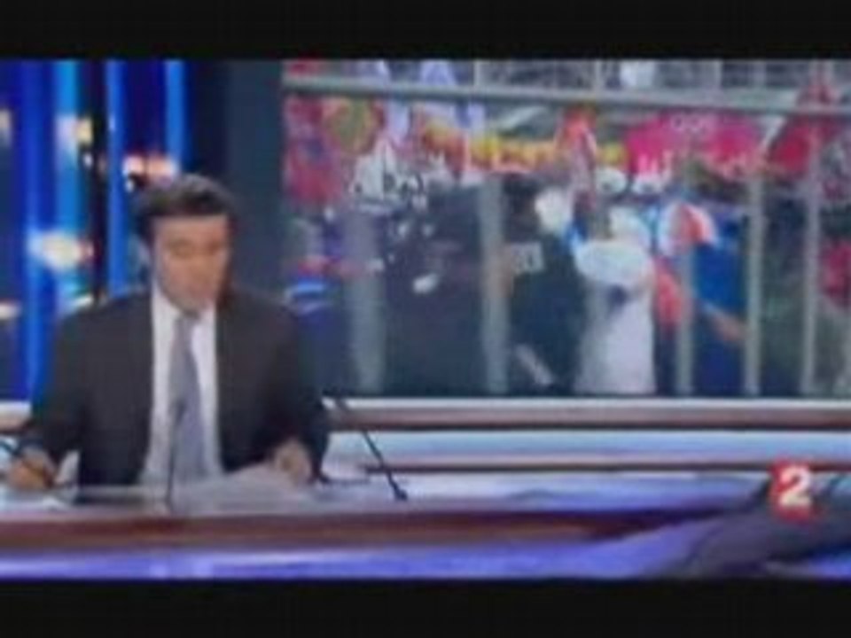 RSF et Désobeissants pour le Tibet Libre au JT F2