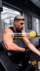 Combien représente 20 g de protéines