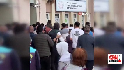 Muhtar adayları yakınları birbirine girdi!