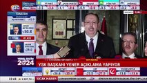 YSK Başkanı: Sonuçlar tüm siyasi partilere hayırlı olsun