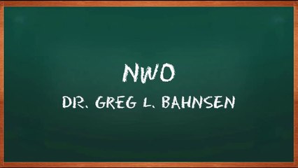NWO - How Believers are Unnecessarily Defeatists — Featuring the voice of Greg L. Bahnsen