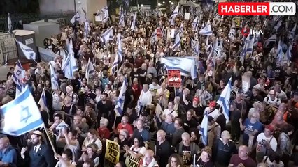 İsrail'de on binlerce kişiden erken seçim çağrısı