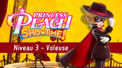 Voleuse Niveau 3 Princess Peach Showtime : Ruban, fragments d'étincelle... Tout trouver dans "Prison sombre et guet-apens"