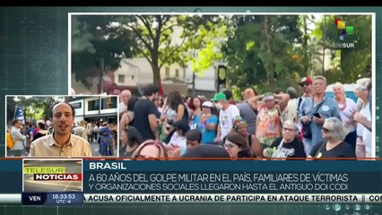 En Brasil, a 60 años del golpe militar, familias de víctimas llegaron al antiguo doi codi