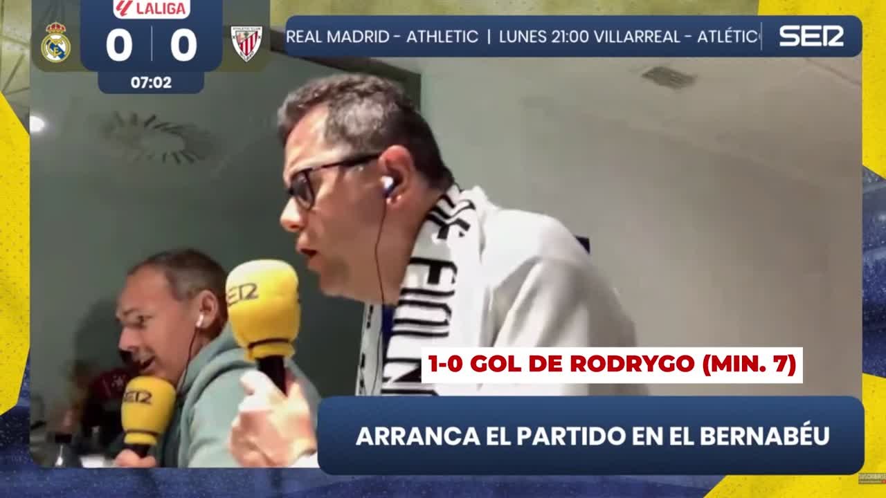 La locura absoluta de Roncero con los golazos de Rodrygo: “¡Que espere Mbappé!”