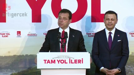 Ekrem İmamoğlu: 1 milyonun üzerinde oy farkıyla öndeyiz