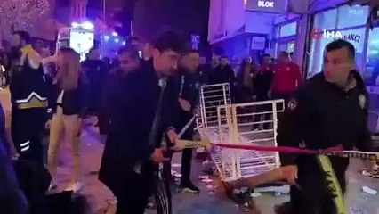 Seçim kutlamasında balkon çöktü: 3’ü ağır 8 yaralı