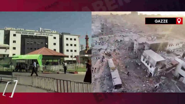 Gazze'nin en büyük sağlık kompleksi Şifa Hastanesi yerle bir oldu