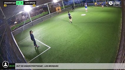 But de Simon Pontdeme - LES BROQUES