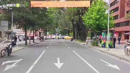 Bloqueo en la calle 72 con carrera 11 en inmediaciones a la U. Pedagógica en Bogotá