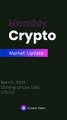 March 2024 CRYPTO MARKET | Monthly Update #shorts #crypto #price #update #bitcoin #eth