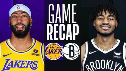 Game Recap: Lakers 116, Nets 104