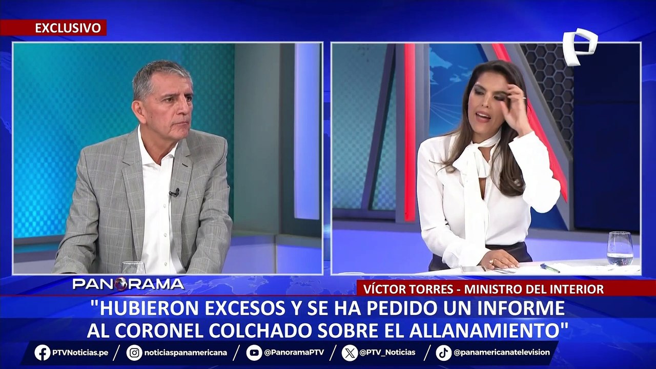 ¡Exclusivo! Ministro del Interior sobre situación de Harvey Colchado: “Todos estamos en constante evaluación”