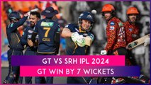 GT vs SRH IPL 2024 Stat Highlights: Gujarat Titans Bag Second Victory At Home