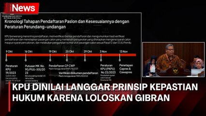 Loloskan Gibran Jadi Cawapres, Ahli Kubu Anies-Muhaimin Nilai KPU Melanggar Prinsip Kepastian Hukum