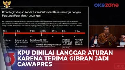 下载视频: Loloskan Gibran sebagai Cawapres, Ahli Kubu Anies-Muhaimin Nilai KPU Melanggar Prinsip Kepastian Hukum