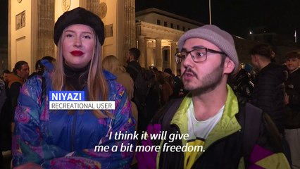 Berlin holds 'smoke-in' as recreational cannabis use law comes into force