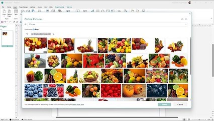 Microsoft Publisher Section 38 Inserting Pictures from Online Source
