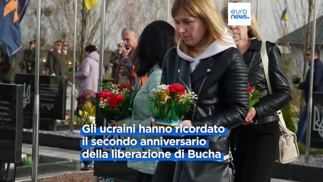 Guerra in Ucraina: Zelensky ricorda la strage di Bucha nel secondo anniversario dalla liberazione