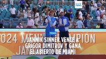 Jannik Sinner rompe su maleficio y conquista el Masters 1000 de Miami