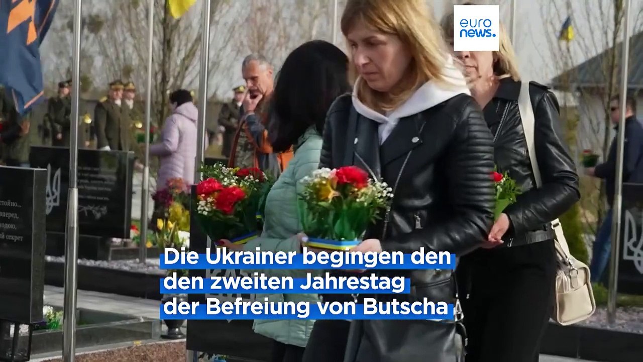 Gedenken an die Opfer von Butscha